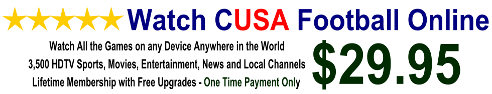Watch Conference USA Football Games Online