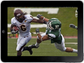 Watch MAC football games on iPad