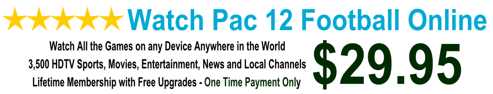 Watch Pac 12 Football Games Online